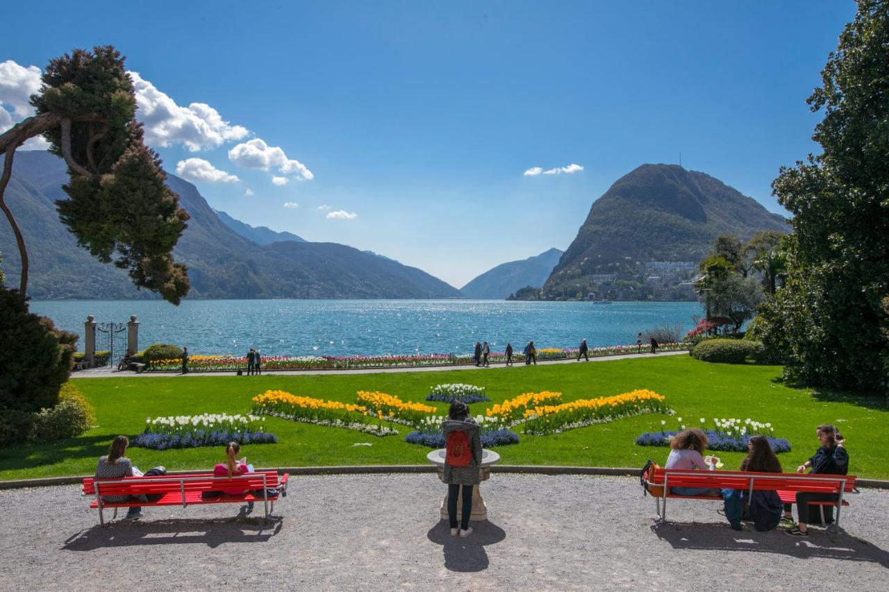 Appartamento Residenza Parco Carona Lugano Esterno foto