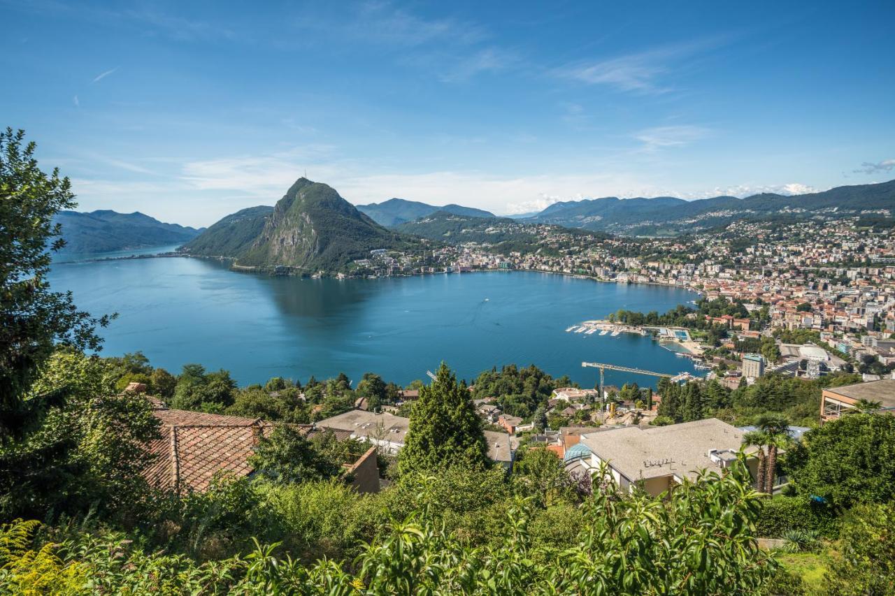 Appartamento Residenza Parco Carona Lugano Esterno foto